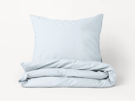 Francúzske bavlnené posteľné obliečky - sivomodré