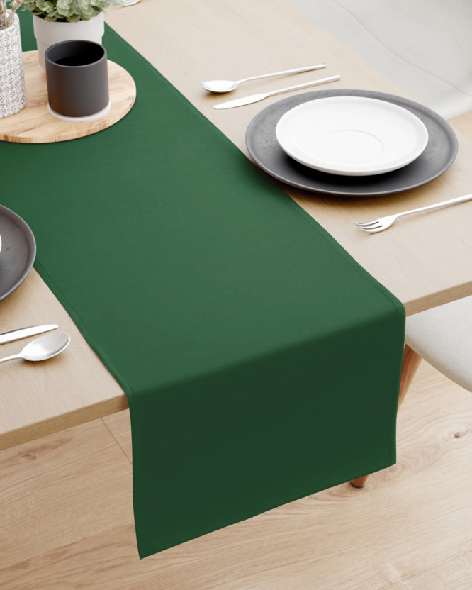 Behúň na stôl Loneta - tmavo zelený
