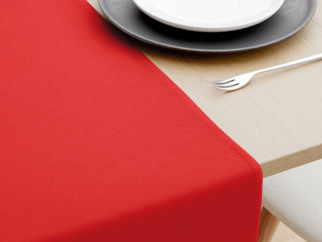 Dekoračný behúň na stôl LONETA - červený