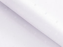 Luxusný teflónový obrus - biely s fialovým nádychom s lesklými obdĺžničky - OVÁLNY