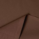 Bavlnená jednofarebná látka - plátno Suzy - tmavo hnedá - šírka 145 cm stará