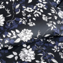 Saténové posteľné obliečky Deluxe - vzor 1055 ruže na čiernom