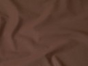 Bavlnená jednofarebná látka - plátno SUZY - tmavo hnedá - šírka 145 cm