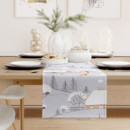 Vianočný bavlnený behúň na stôl - zimná krajina