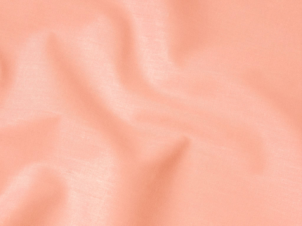 Bavlnená jednofarebná látka - plátno Suzy - lososová
