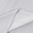Damašková látka so saténovým vzhľadom Deluxe - sivé prúžky - metráž š. 280 cm