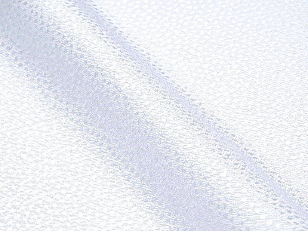 Teflónová látka na obrusy - vzor "nopky" biela