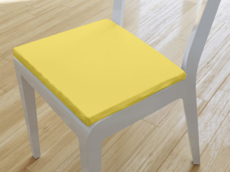 Podsedák 100% bavlnené plátno 38x38 cm - žltý