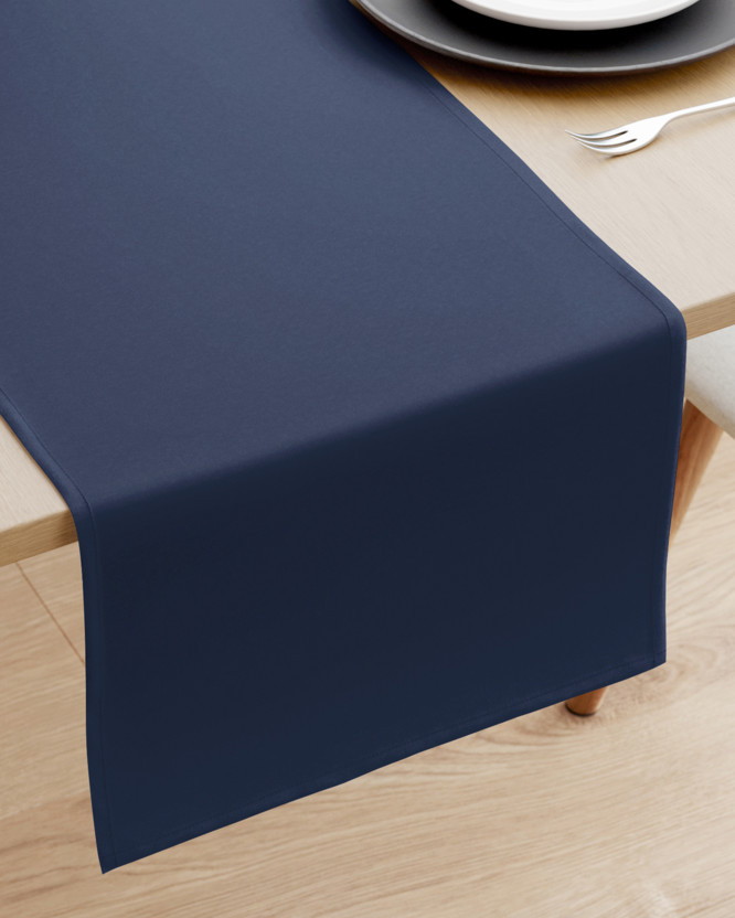Behúň na stôl Loneta - atramentovo modrý
