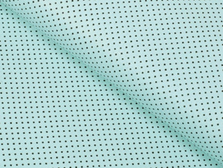 Bavlnené plátno SIMONA - vzor 798 malé bodky na mintovom - metráž š. 145cm