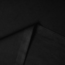 Bavlnená jednofarebná látka - plátno SUZY - čierna - metráž š. 145 cm