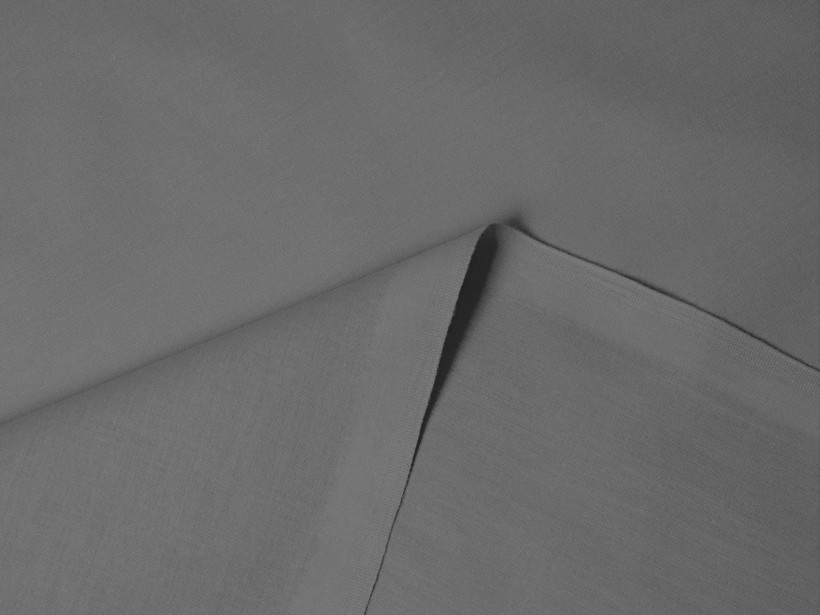 Bavlnená jednofarebná látka - plátno Suzy - tmavo sivá staráx