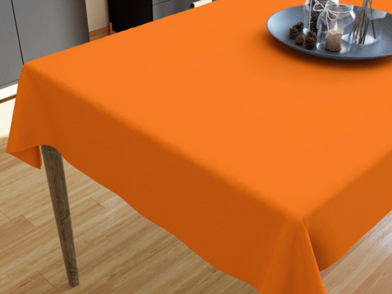 Bavlnený obrus - oranžový