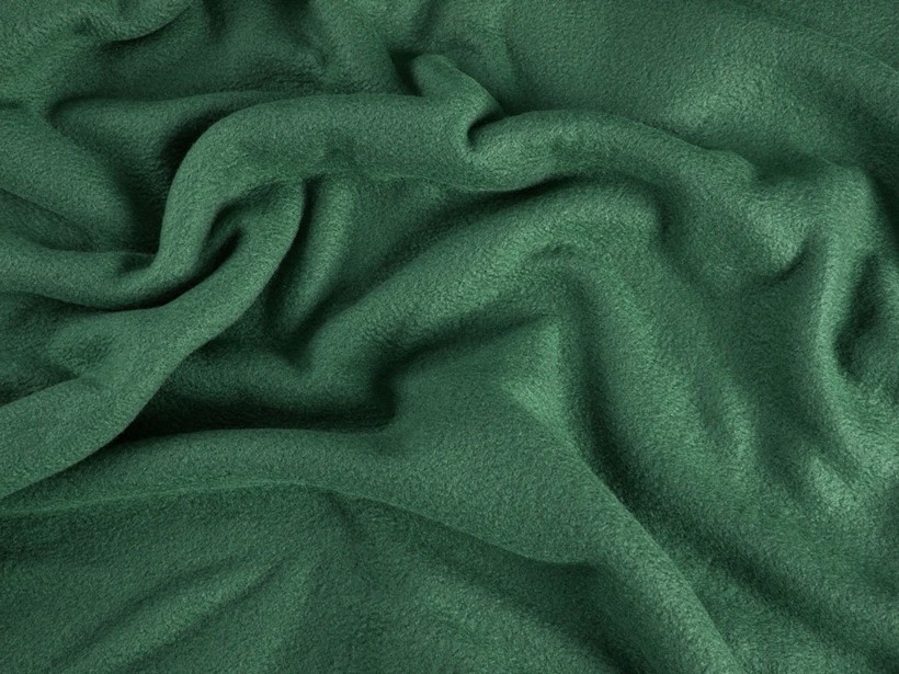 Polar fleece antipilling - tmavo zelený