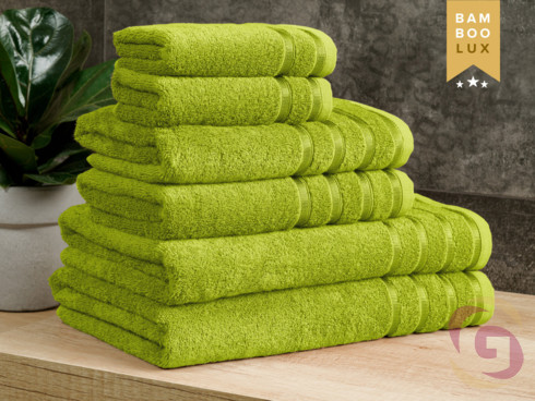 Bambusový uterák/osuška BAMBOO LUX - zelený