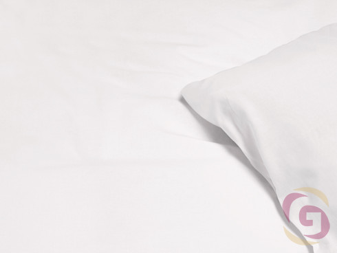 Bavlnené posteľné obliečky - BIELE