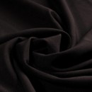 Dekoračná jednofarebná látka Rongo - hnedočierna - šírka 150 cm