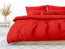 Bavlnené posteľné obliečky - červené