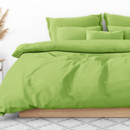 Bavlnené posteľné obliečky - zelené