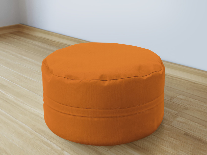 Bavlnený sedacie bobek 50x20 cm - oranžový