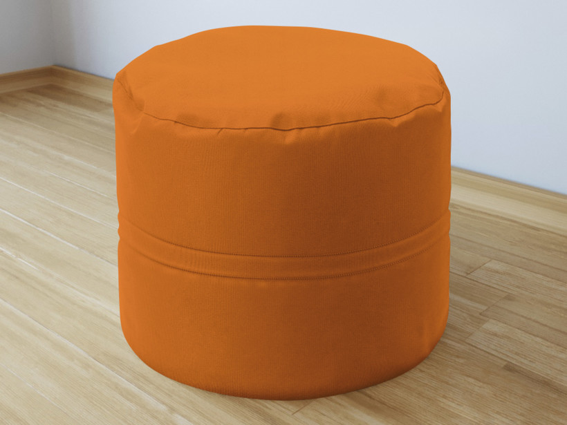 Bavlnený sedacie bobek 50x40 cm - oranžový