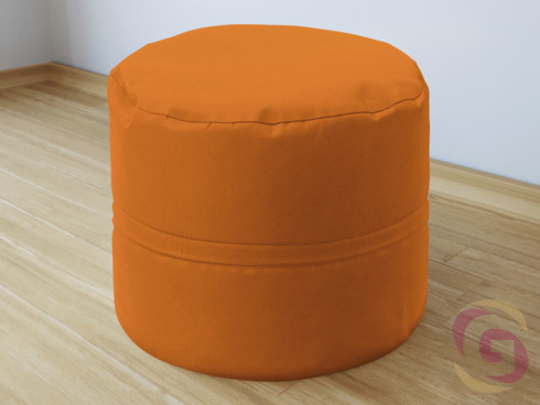 Bavlnený sedacie bobek oranžový - detail 2