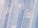 Žakárová záclona Tylex vzor 17547 kvety - metráž