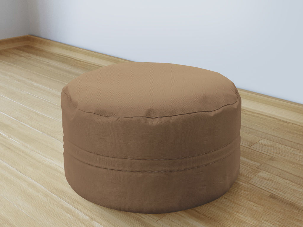 Bavlnený sedacie bobek 50x20 cm - hnedý
