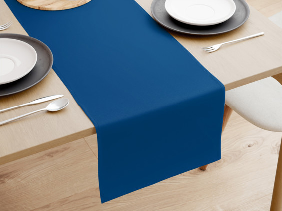 Bavlnený behúň na stôl - kráľovsky modrý