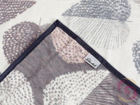 Luxusná deka z bavlny vzor farebné listy