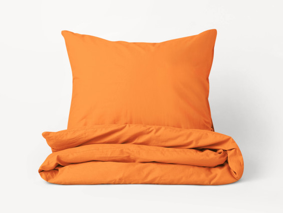 Bavlnené posteľné obliečky - oranžové