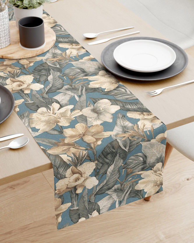 Behúň na stôl Loneta - tropické kvety
