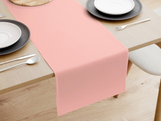 Bavlnený behúň na stôl - pastelovo ružový