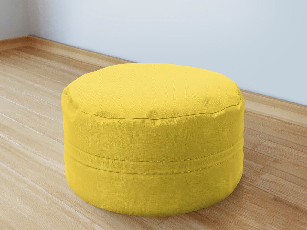 Bavlnený sedacie bobek 50x20 cm - žltý