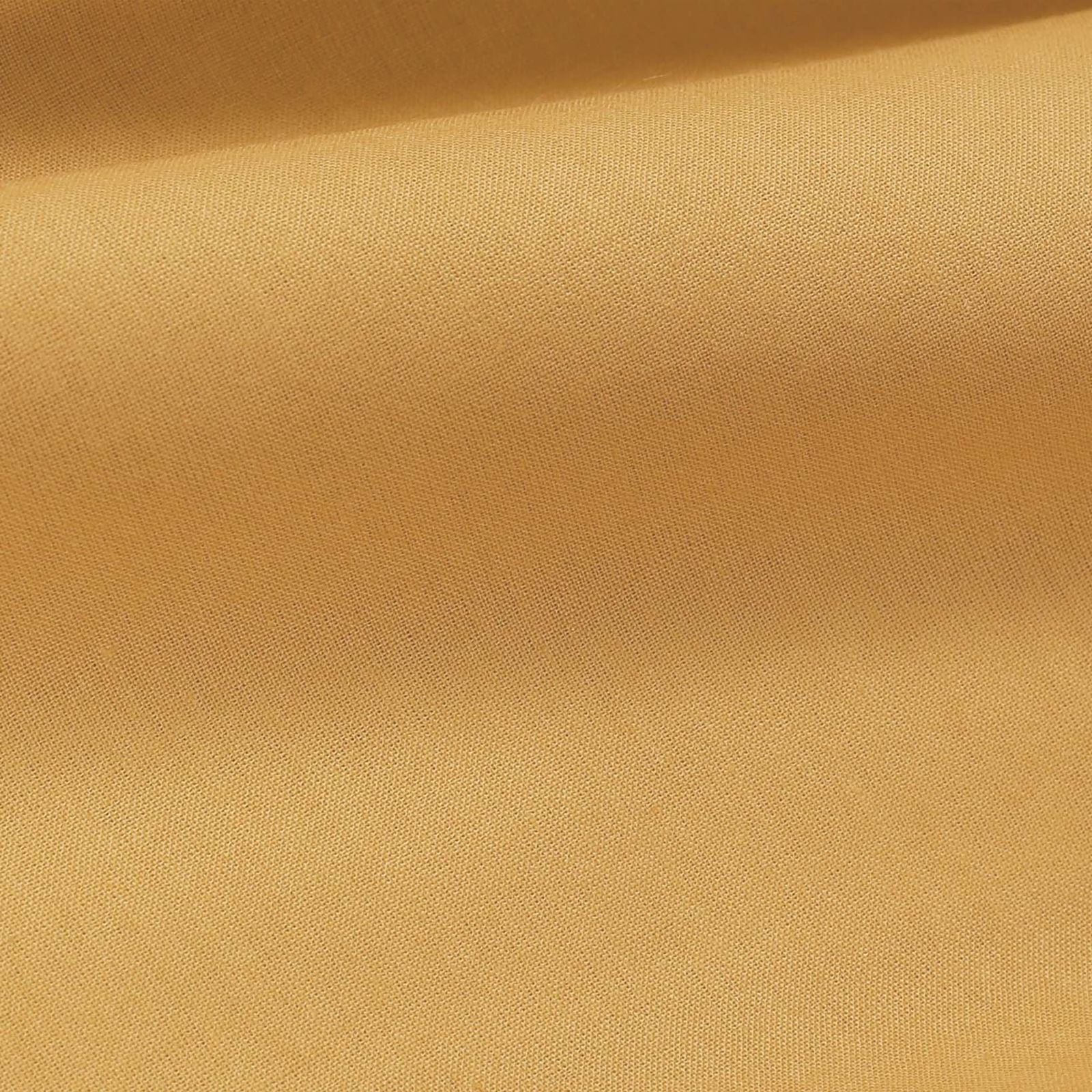 Bavlnená jednofarebná látka - plátno Suzy - horčicová