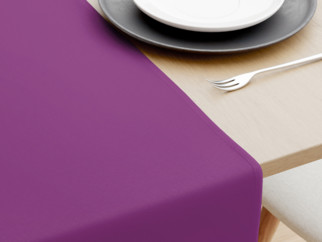 Bavlnený behúň na stôl - fialový