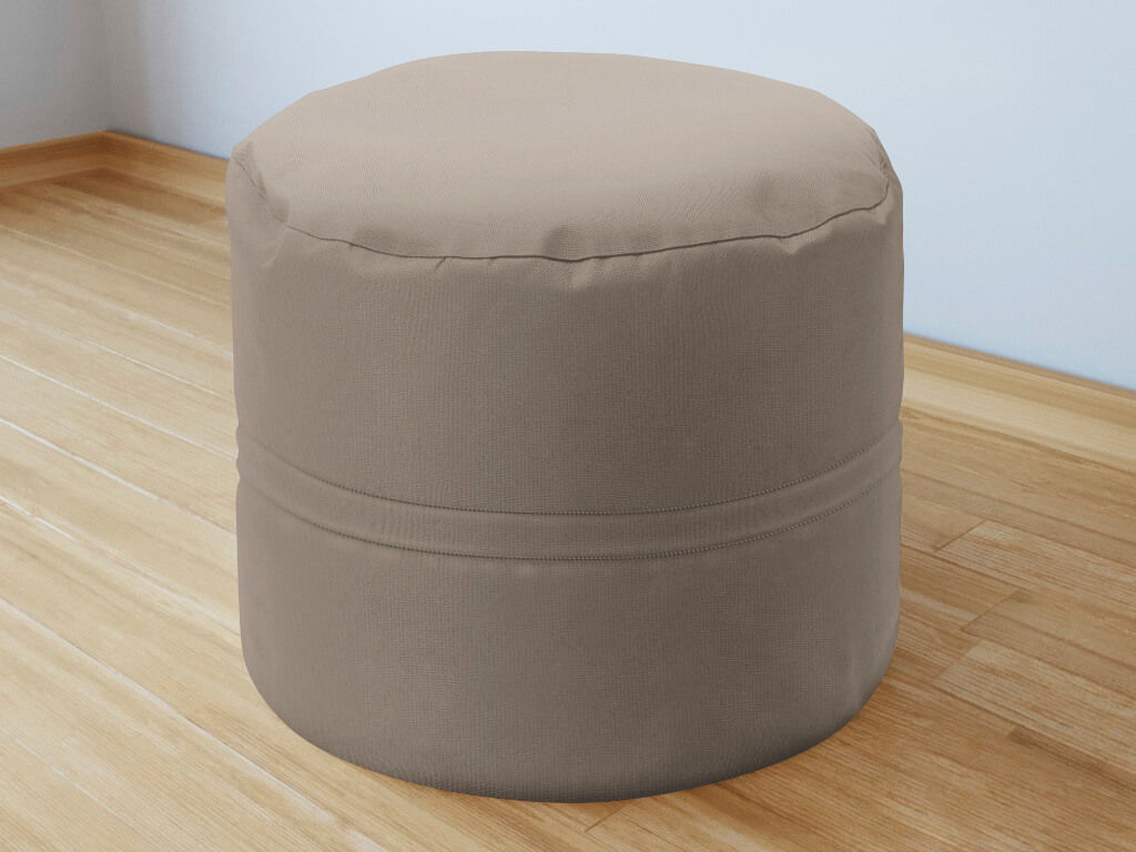 Bavlnený sedacie bobek 50x40 cm - sivohnedý