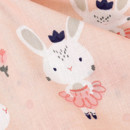 Bavlnené plátno Simona - tancujúci králikovia - metráž š. 160 cm