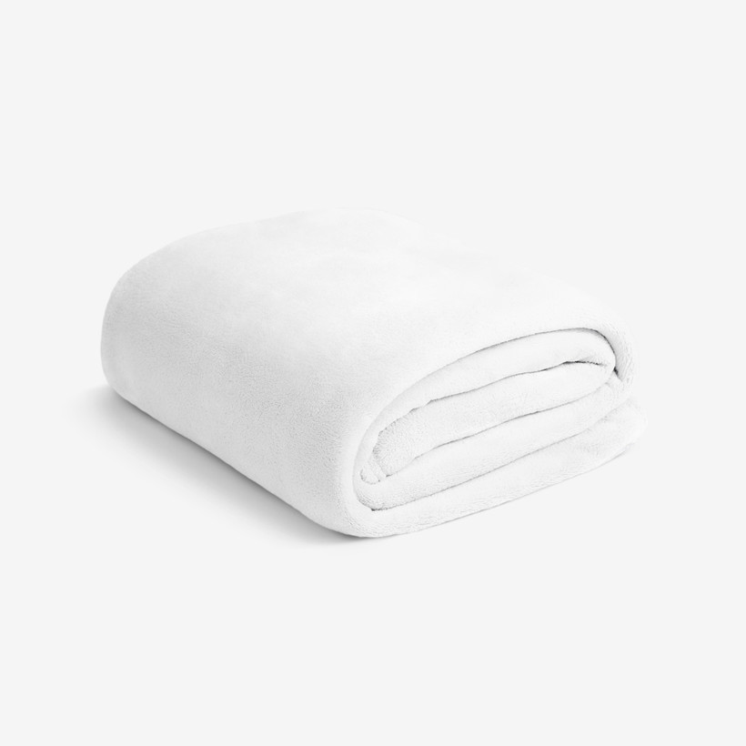 Kvalitná deka z mikrovlákna - biela