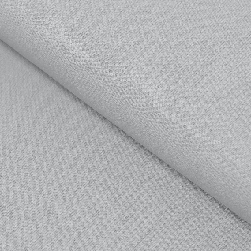 Bavlnená jednofarebná látka - plátno Suzy - sivá