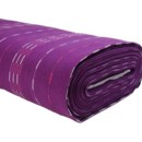 Bavlnená látka KANAFAS - vzor 027 fialové pruhy - metráž š. 150cm
