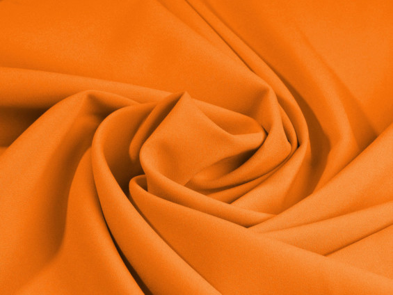 Dekoračná jednofarebná látka Rongo oranžová - šírka 150 cm