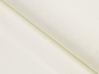 Luxusný teflónový obrus - vanilkový s lesklými štvorčeky - OVÁLNY