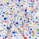 Bavlnené plátno SIMONA - farebné bodky - metráž š. 145cm