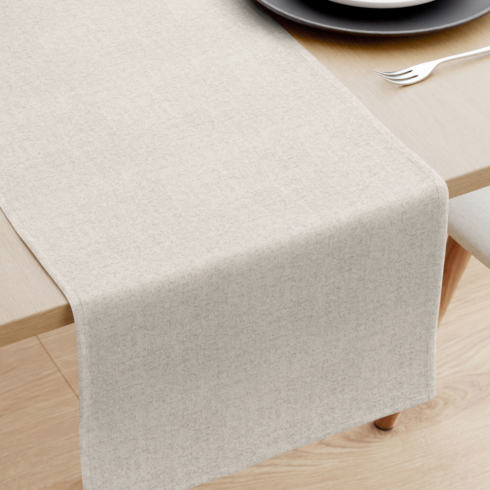 Behúň na stôl 100% bavlnené plátno - prírodný režný