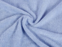 Froté modré obojstranné, metráž š. 150 cm