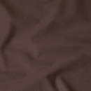 Bavlnená jednofarebná látka - plátno SUZY - tmavo hnedá - šírka 160 cm