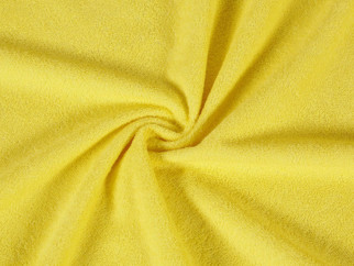 Nepriepustné froté - svetle žlté - metráž š. 205 cm