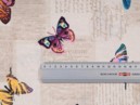Dekoračný záves LONETA - vzor farební motýle