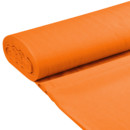 Dekoračná jednofarebná látka Rongo - oranžová - šírka 150 cm